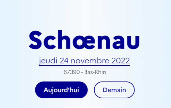 Météo environnementale en direct